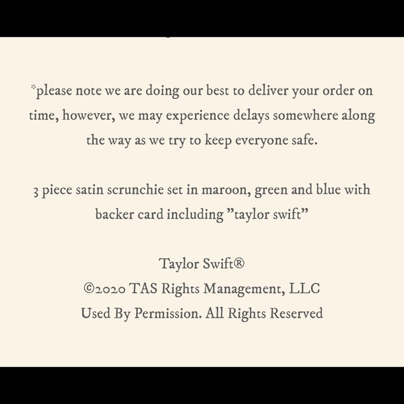 BUNDLE of 9 taylor swift scrunchies set hair ties - Picture 6 of 16